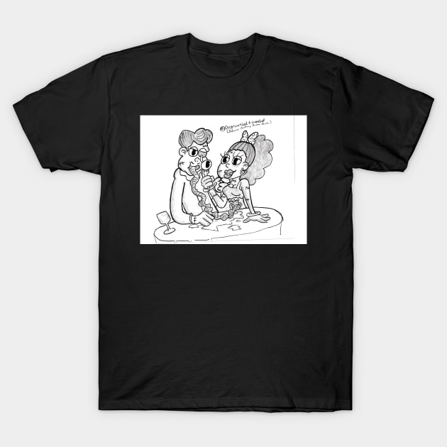 Love at first bite T-Shirt by DGToonbot